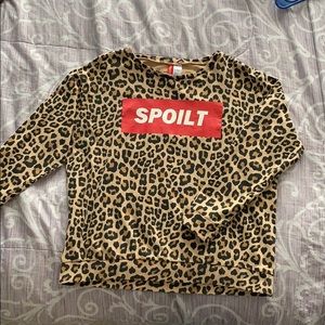 Long sleeved thin cheetah 🐯 print sweater